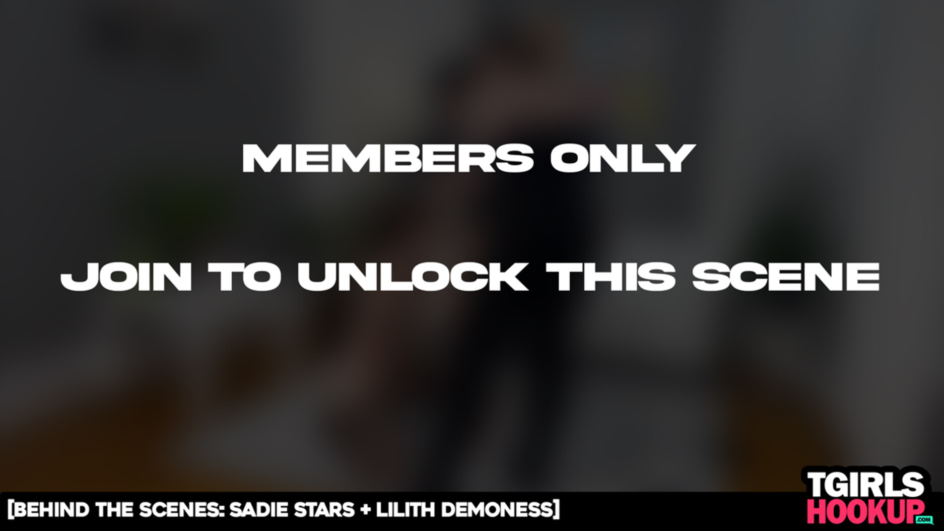 Behind the Scenes: Sadie Stars + Lilith Demoness!