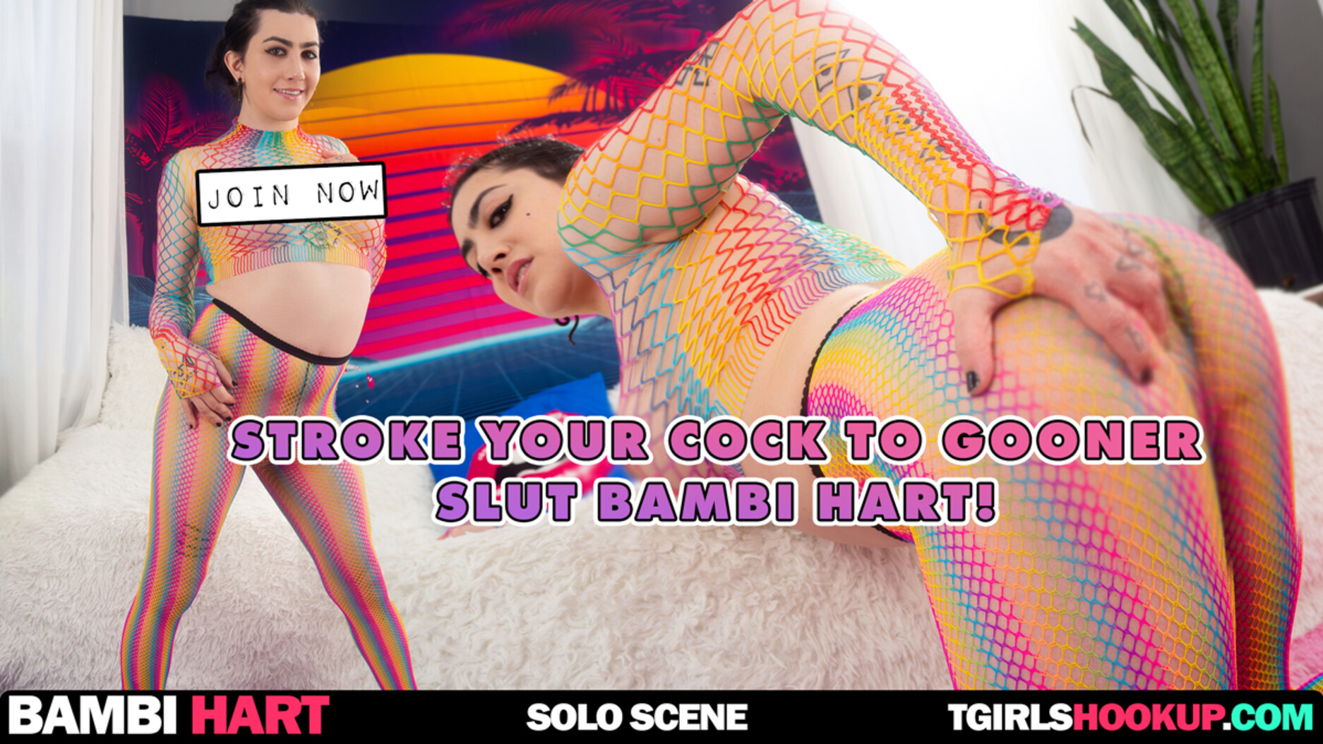 Stroke Your Cock to Gooner Slut Bambi Hart!